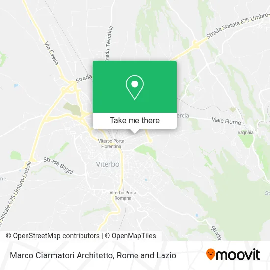 Marco Ciarmatori Architetto map