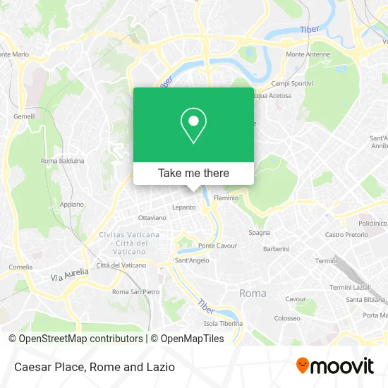 Caesar Place map