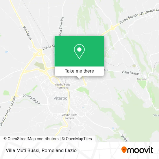 Villa Muti Bussi map