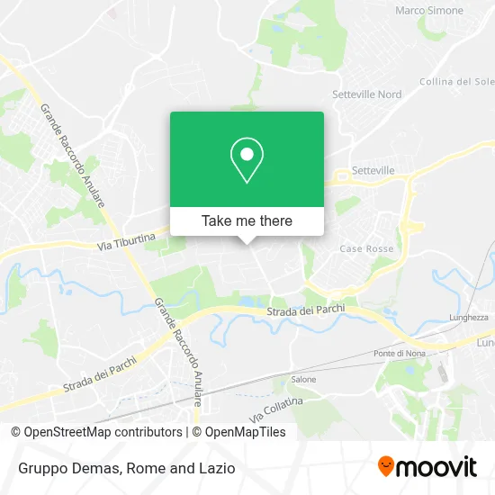 Gruppo Demas map