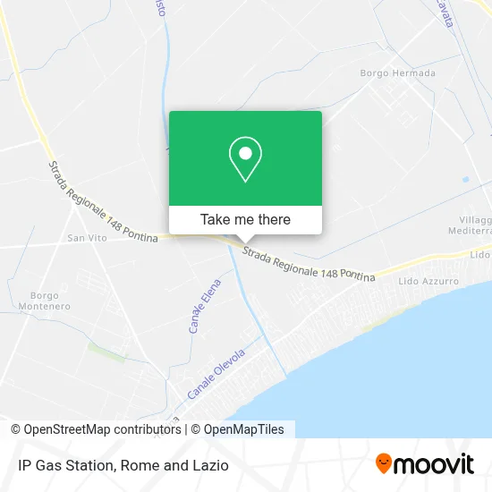IP Gas Station map