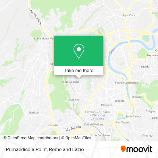 Primaedicola Point map