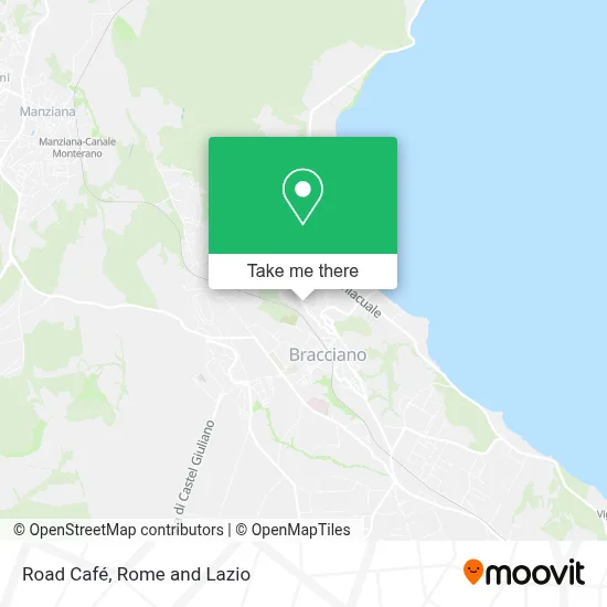 Road Café map