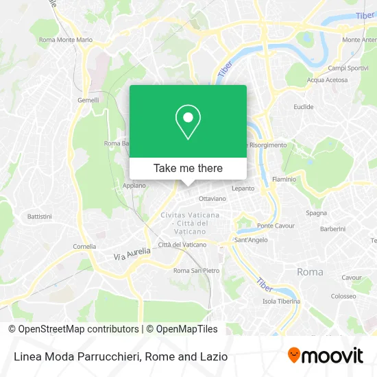 Linea Moda Parrucchieri map