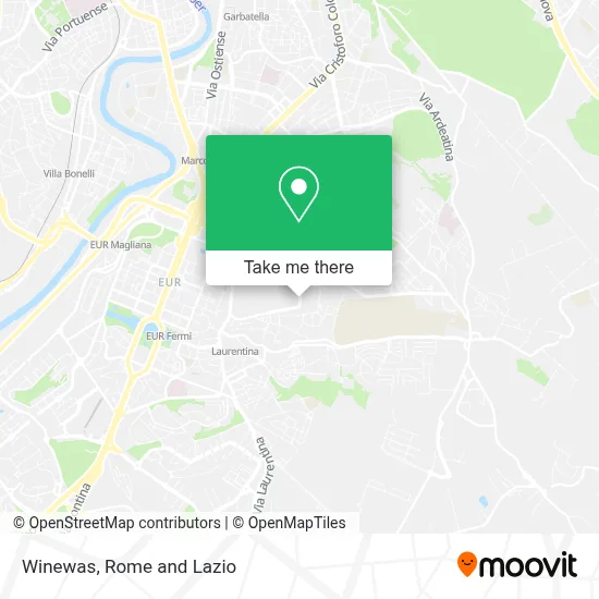 Winewas map