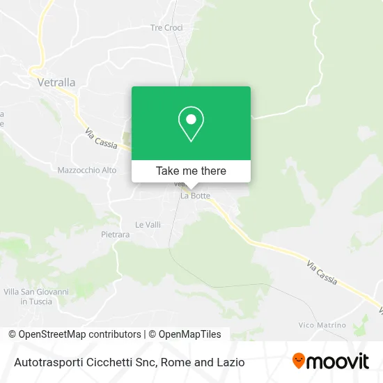 Autotrasporti Cicchetti Snc map