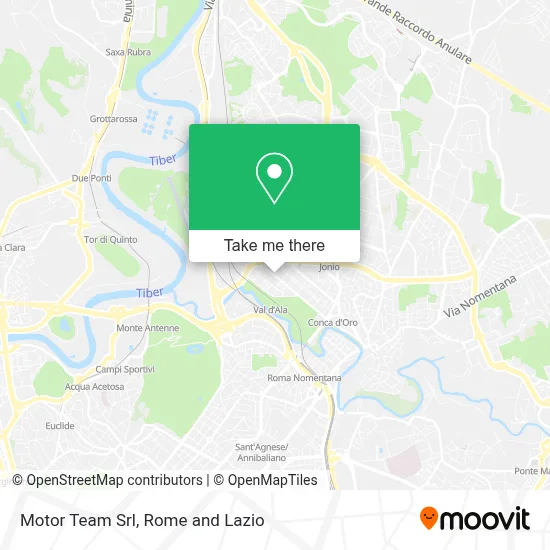 Motor Team Srl map