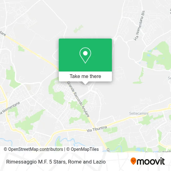 Rimessaggio  M.F. 5 Stars map