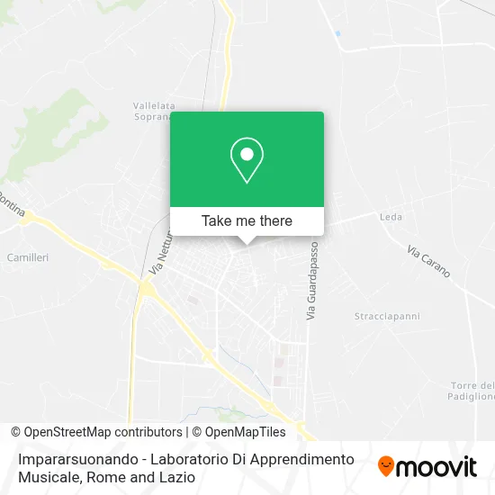Impararsuonando - Laboratorio Di Apprendimento Musicale map