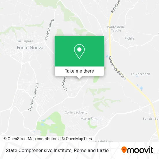 State Comprehensive Institute map