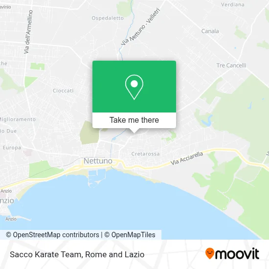 Sacco Karate Team map