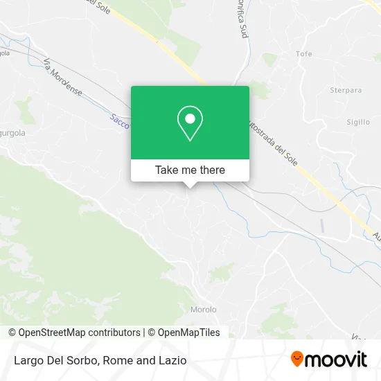 Largo Del Sorbo map