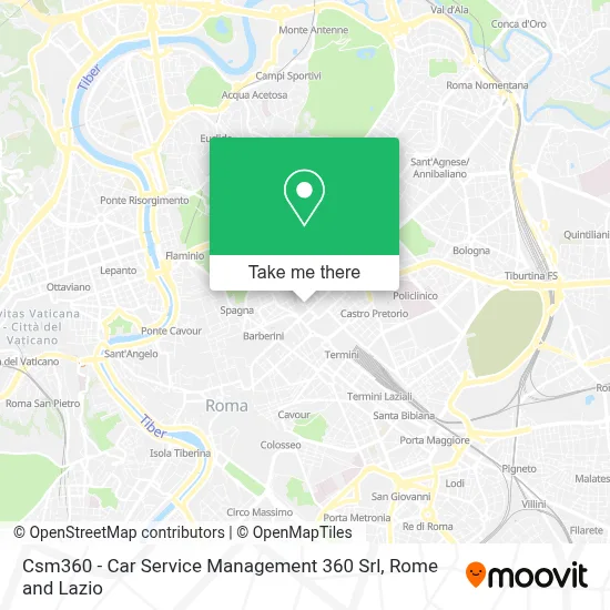 Csm360 - Car Service Management 360 Srl map