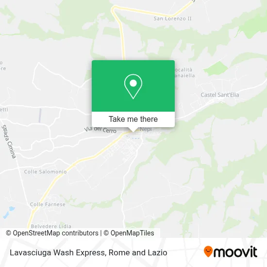 Lavasciuga Wash Express map