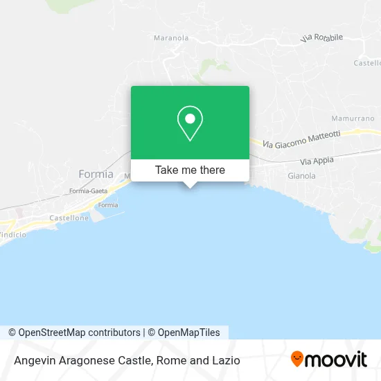 Angevin Aragonese Castle map