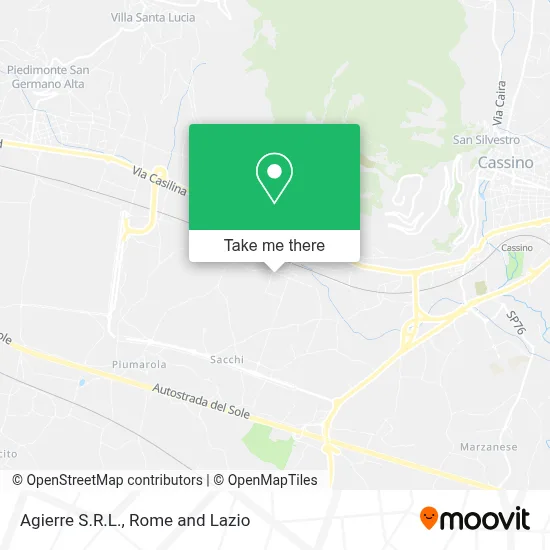 Agierre S.R.L. map