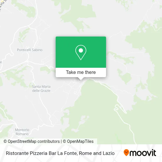 Ristorante Pizzeria Bar La Fonte map