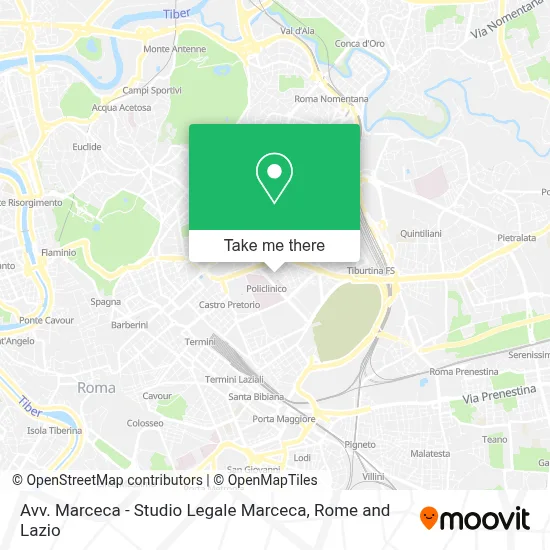 Avv. Marceca - Studio Legale Marceca map
