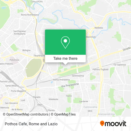 Pothos Cafe map