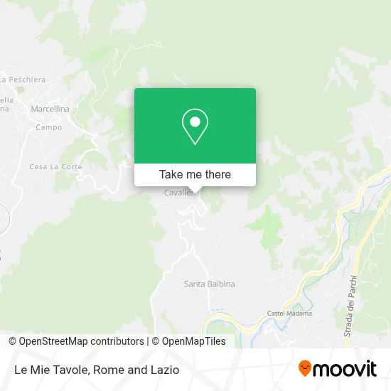Le Mie Tavole map