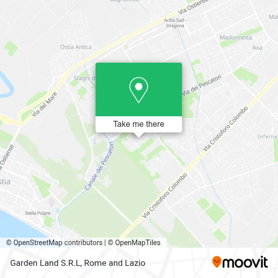 Garden Land S.R.L map