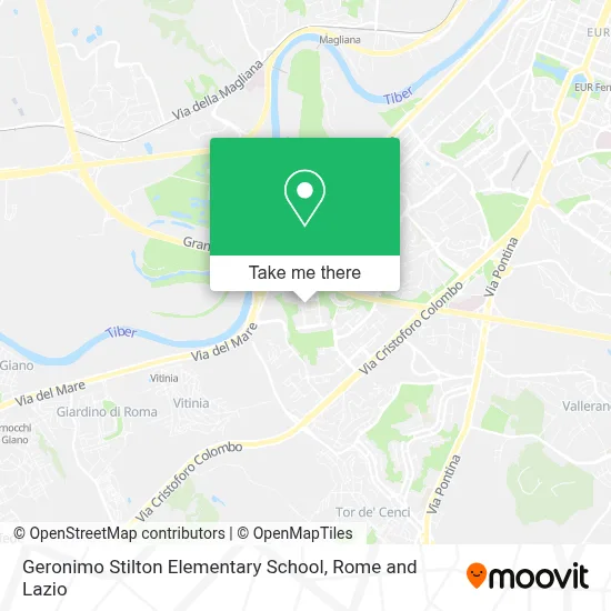Geronimo Stilton Elementary School map