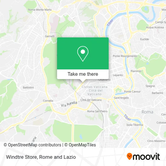 Windtre Store map