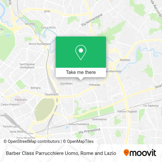Barber Class Parrucchiere Uomo map