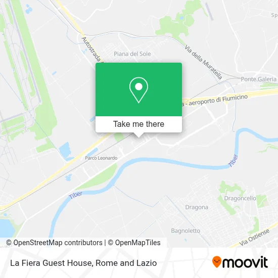 La Fiera Guest House map
