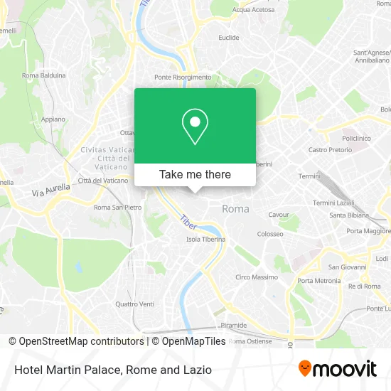Hotel Martin Palace map