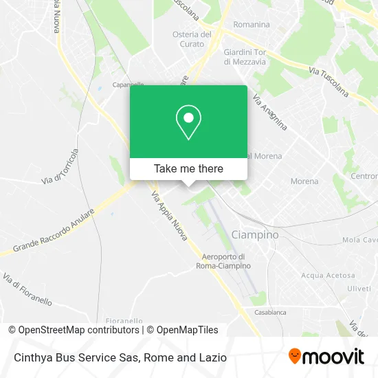Cinthya Bus Service Sas map