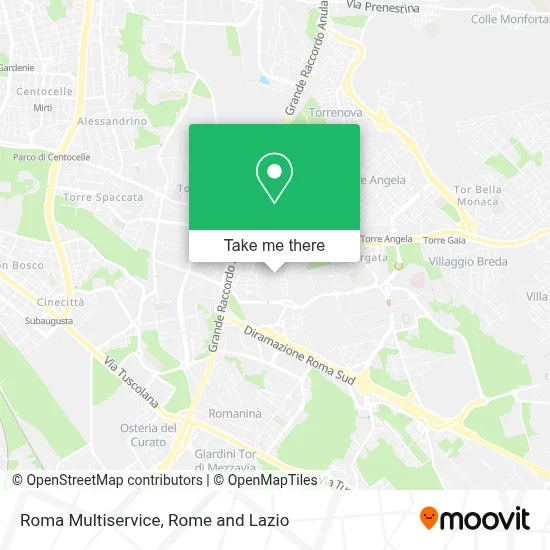 Roma Multiservice map