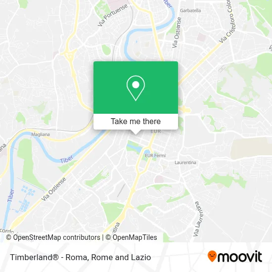 Timberland® - Roma map