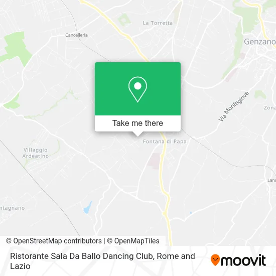 Ristorante Sala Da Ballo Dancing Club map