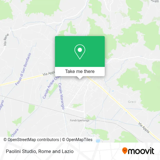Paolini Studio map