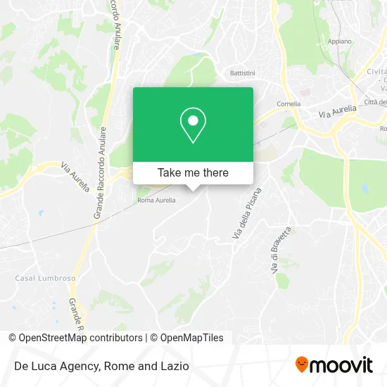 De Luca Agency map