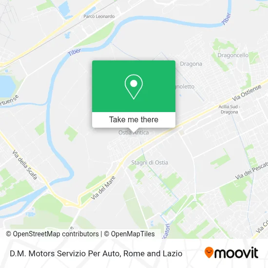 D.M. Motors Servizio Per Auto map