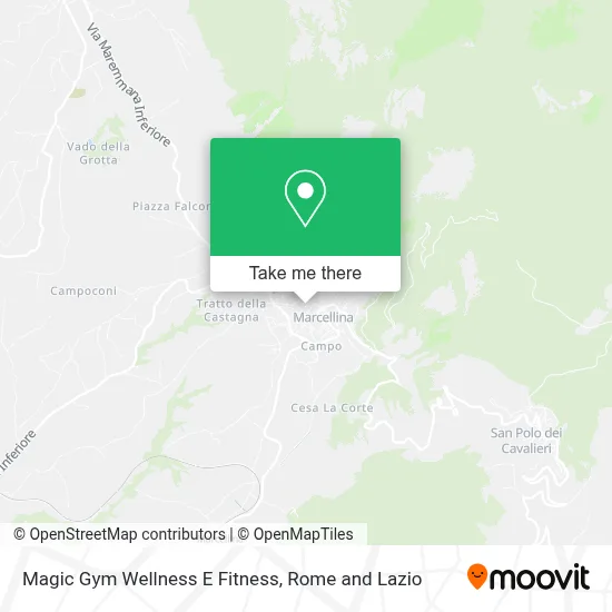 Magic Gym Wellness E Fitness map