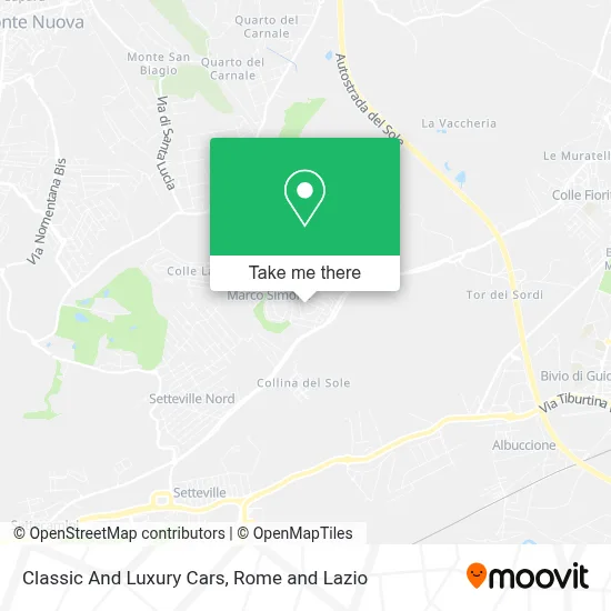 Classic And Luxury Cars map
