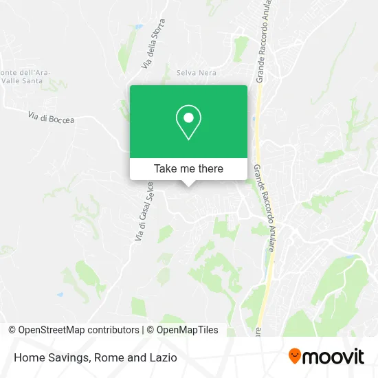 Home Savings map