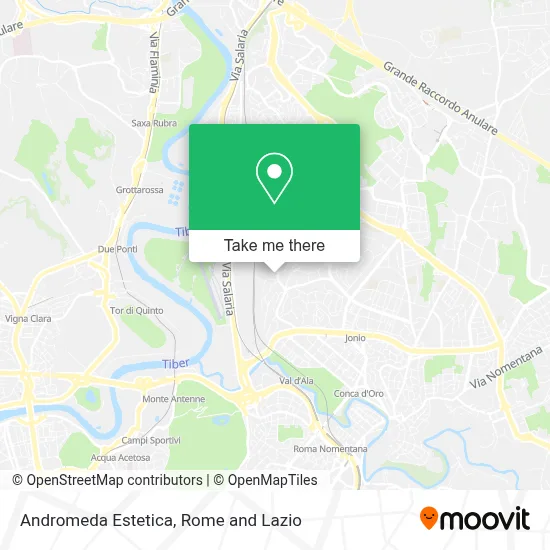 Andromeda Estetica map
