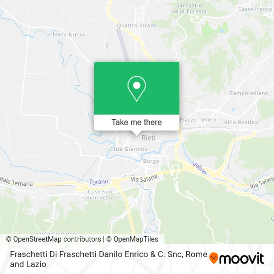 Fraschetti Di Fraschetti Danilo Enrico & C. Snc map