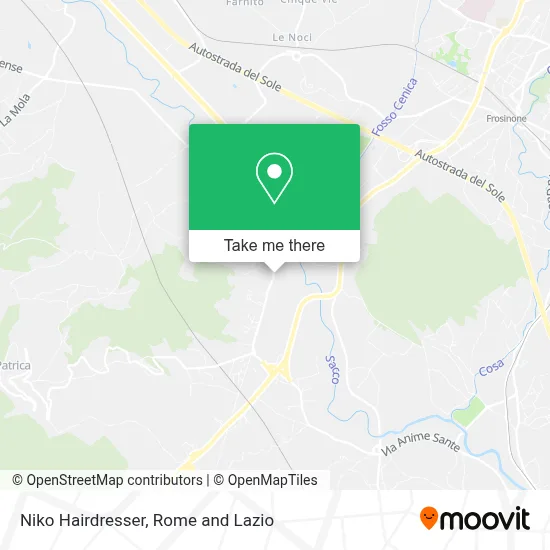 Niko Hairdresser map