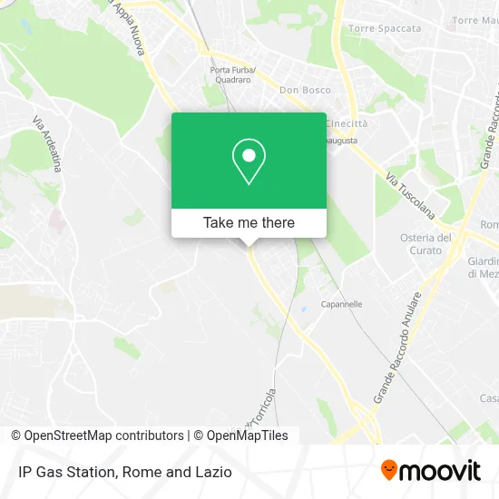 IP Gas Station map