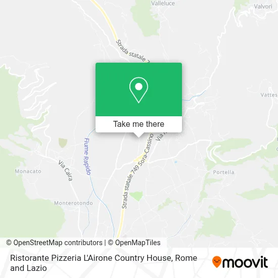 Ristorante Pizzeria L'Airone Country House map