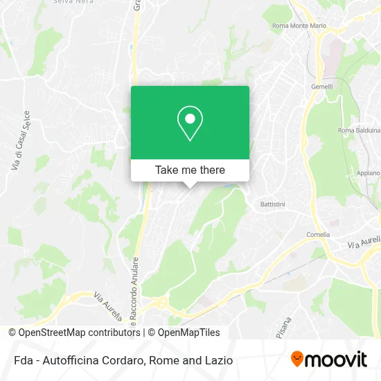 Fda - Autofficina Cordaro map