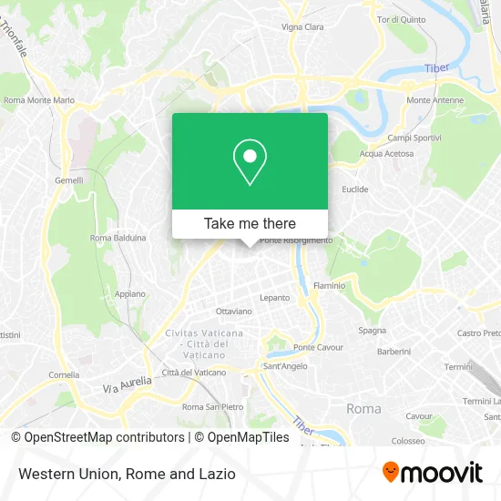 Western Union map