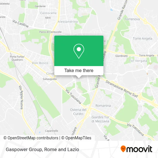 Gaspower Group map