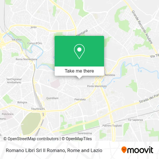 Romano Libri Srl Il Romano map
