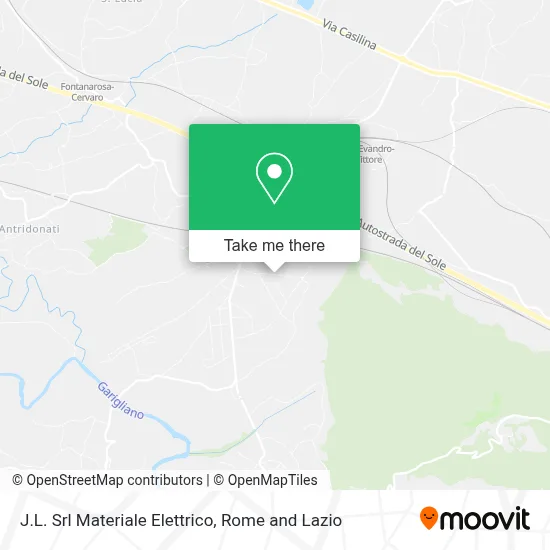J.L. Srl Materiale Elettrico map